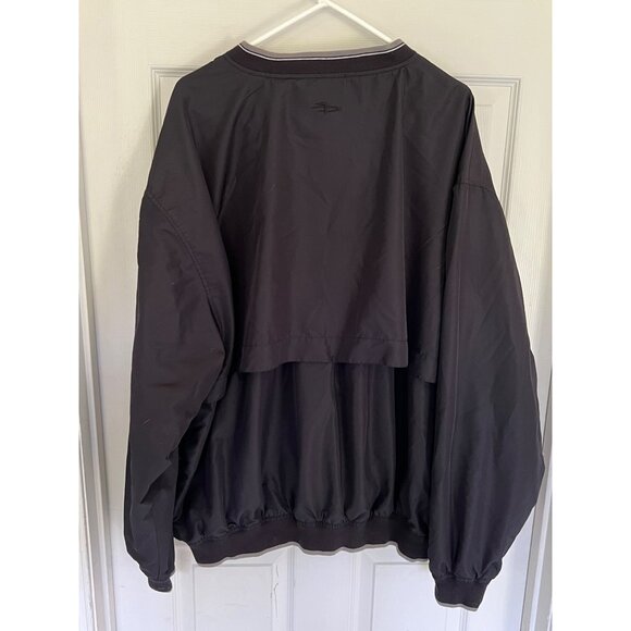 Page & Tuttle Black V-Neck CSX Railroad Golf Pullover Windbreaker 3XL - Picture 6 of 9